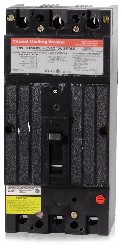 Markdown ABB / General Electric THLC134015 - 15A 3 Pole Molded Case Circuit Breaker
