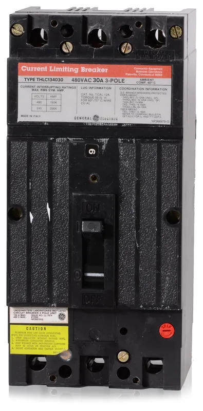 ABB / General Electric THLC134030 - 30A 3 Pole Molded Case Circuit Breaker Top Pick