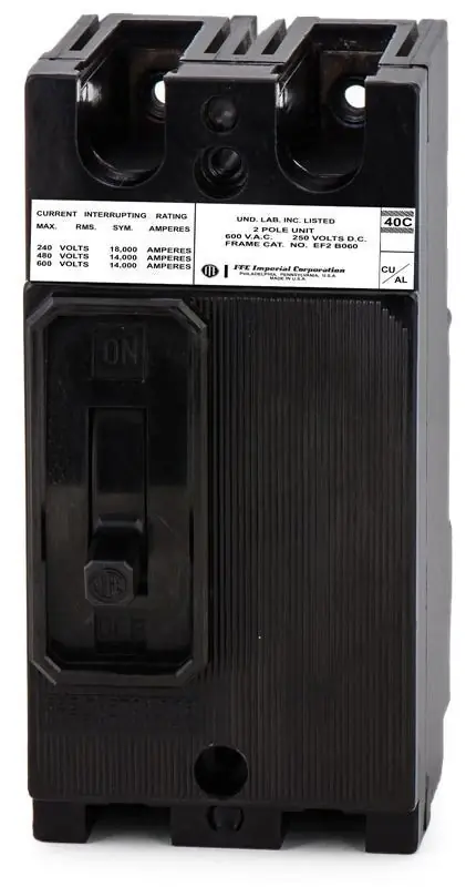 Siemens EF2B125 - 125A 2 Pole Molded Case Circuit Breaker Top Pick