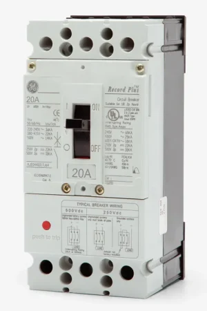 Hot Picks ABB / General Electric FCS36TE020R - 20A 3 Pole Molded Case Circuit Breaker