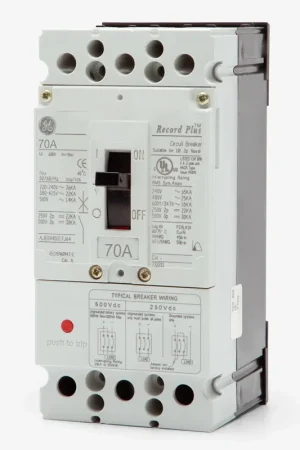 ABB / General Electric FCS36TE070R - 70A 3 Pole Molded Case Circuit Breaker Instant Buy