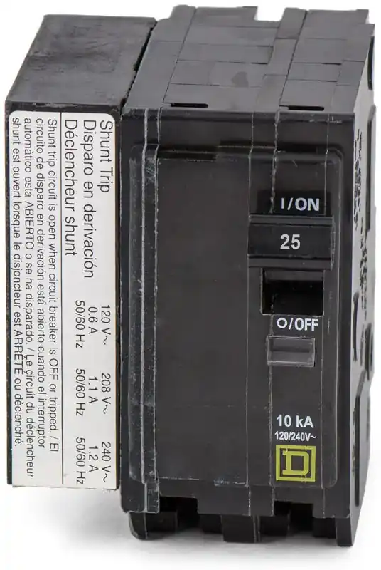 Square D QO2251021 - 25A 2 Pole Miniature Circuit Breaker Super Sale