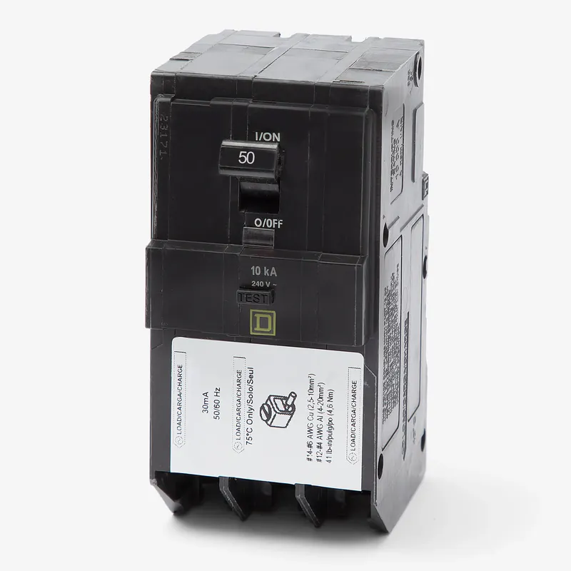Genuine Square D QO350EPD - 50A GFEP Miniature Circuit Breaker
