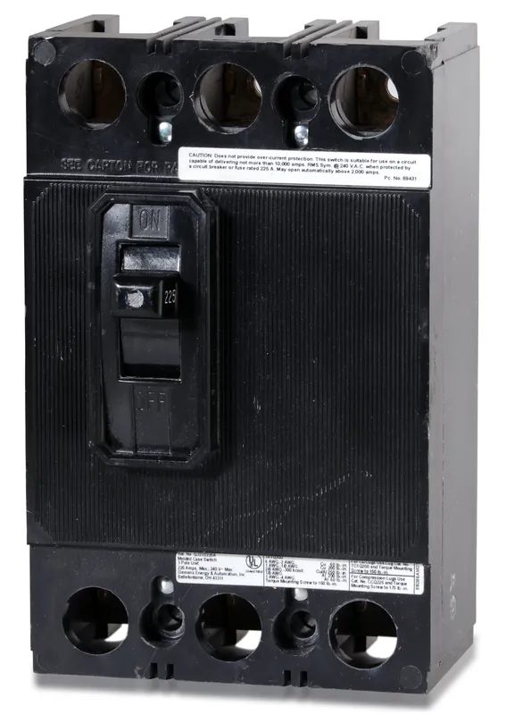 Siemens QJ23S225A - 225A 3 Pole Molded Case Switch New Arrival