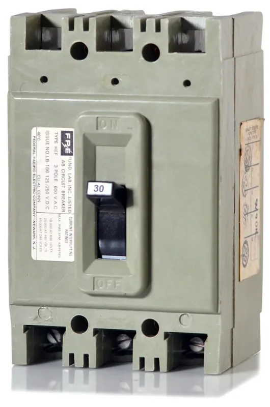 Price Cut Federal Pacific HEF631030 - 30A 3 Pole Molded Case Circuit Breaker