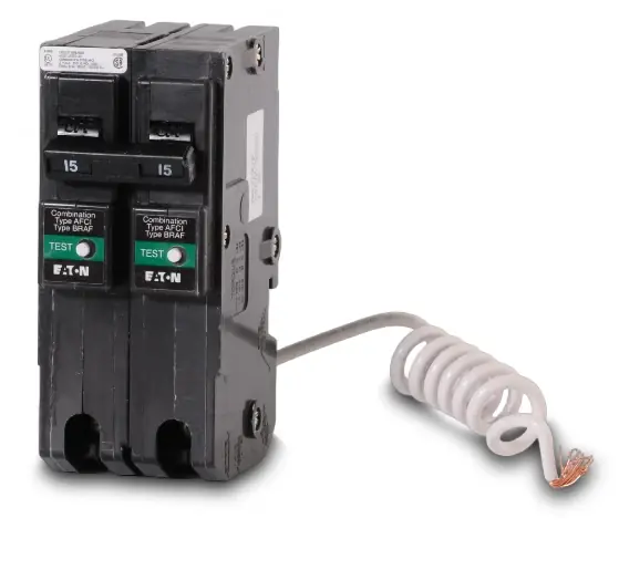 Final Sale Eaton / Cutler-Hammer BRL215CAF - 15A AFCI Miniature Circuit Breaker