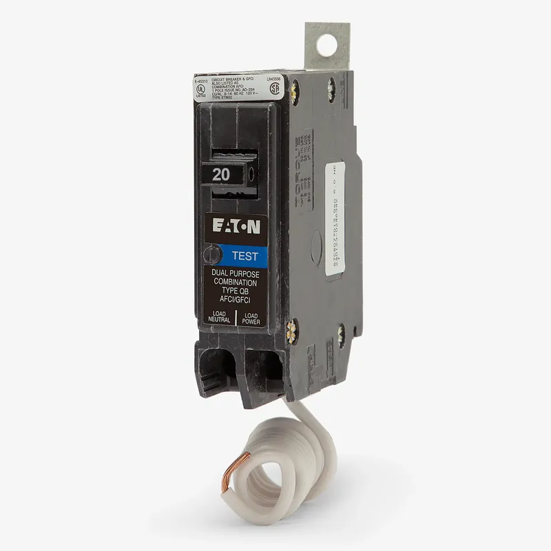 Save Now Eaton / Cutler-Hammer QB1020AFGF - 20A Dual Function Miniature Circuit Breaker