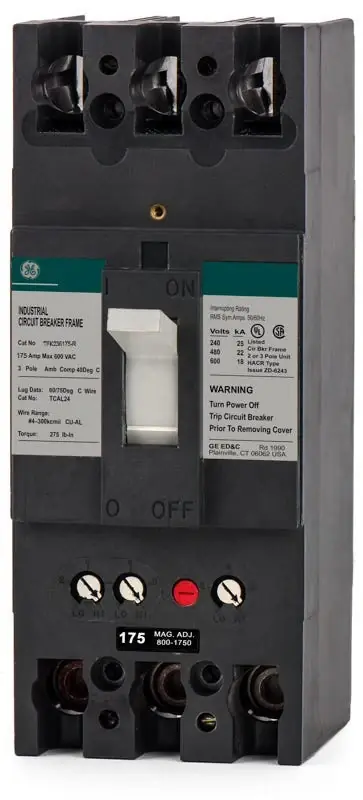 Save Now ABB / General Electric TFK236175 - 175A 3 Pole Molded Case Circuit Breaker