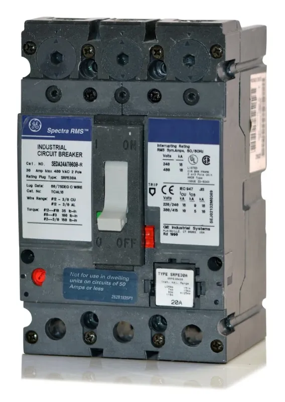 Direct From Factory ABB / General Electric SEDA24AT0030 - 30A 2 Pole Molded Case Circuit Breaker