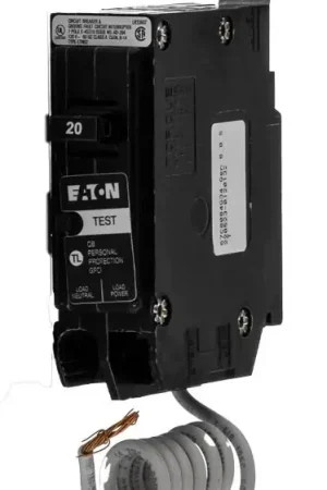 Secure Checkout Eaton / Cutler-Hammer QBH1020GF - 20A GFCI Miniature Circuit Breaker