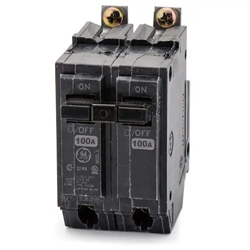 Shop Now ABB / General Electric THHQB22100 - 100A 2 Pole Miniature Circuit Breaker