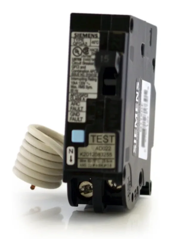 Siemens Q115DF - 15A Dual Function Miniature Circuit Breaker Buy Today