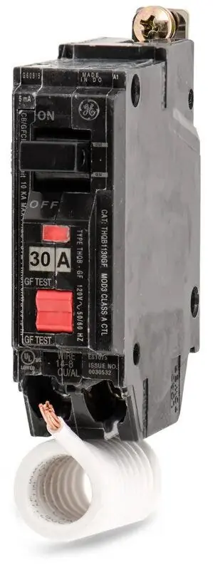 Trusted Brand ABB / General Electric THQB1130GF - 30A GFCI Miniature Circuit Breaker