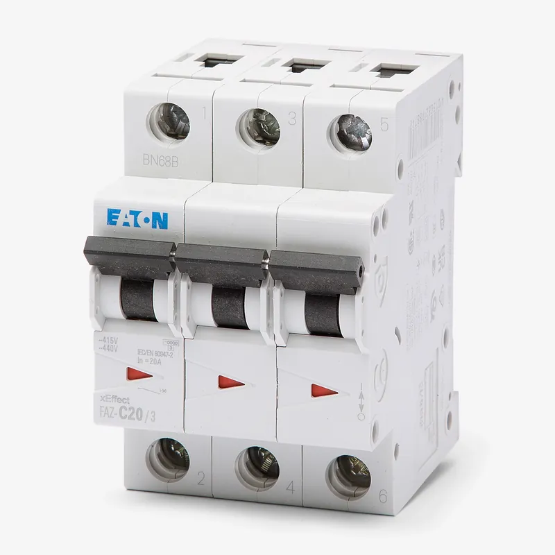 Eaton / Cutler-Hammer FAZ-C20/3 - 20A 3 Pole Supplementary Protector Budget