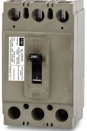 Must Have Federal Pacific HEJ233200 - 200A 3 Pole Molded Case Circuit Breaker
