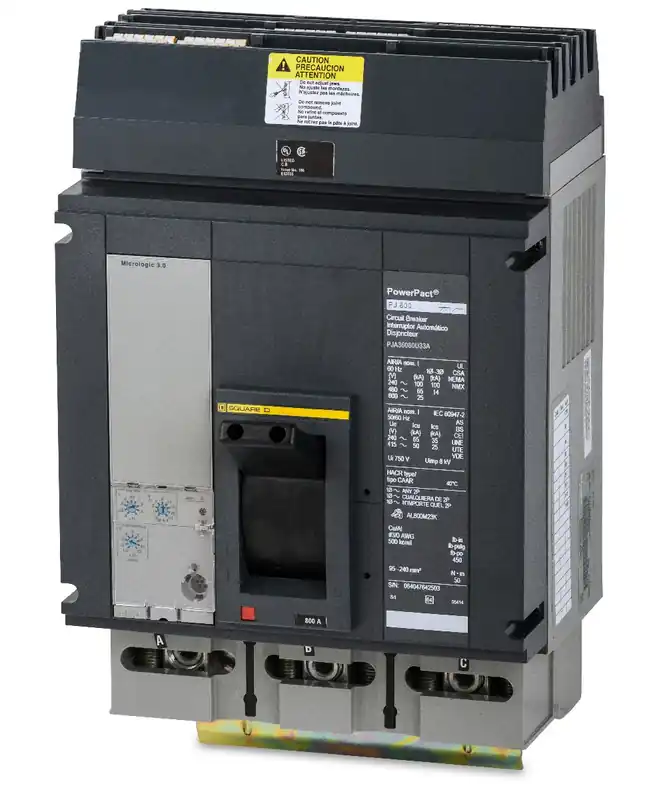 Limited Time Square D PJA36080U33A - 800A 3 Pole Molded Case Circuit Breaker