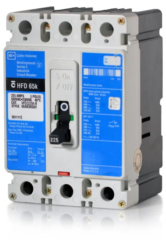 Eaton / Cutler-Hammer HFD3225K - 225A 3 Pole Molded Case Switch Reduced Price