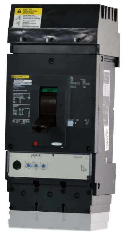Time-Limited Schneider Electric LGA36400U43X - 400A 3 Pole Molded Case Circuit Breaker