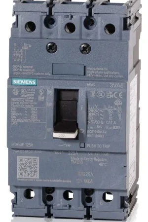 Best Choice Siemens 3VA5222-6ED31-0AA0 - 225A 3 Pole Molded Case Circuit Breaker
