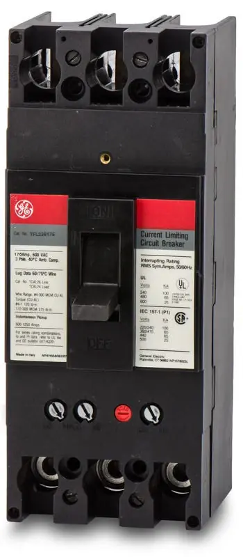 ABB / General Electric TFL236175 - 175A 3 Pole Molded Case Circuit Breaker Special Discount