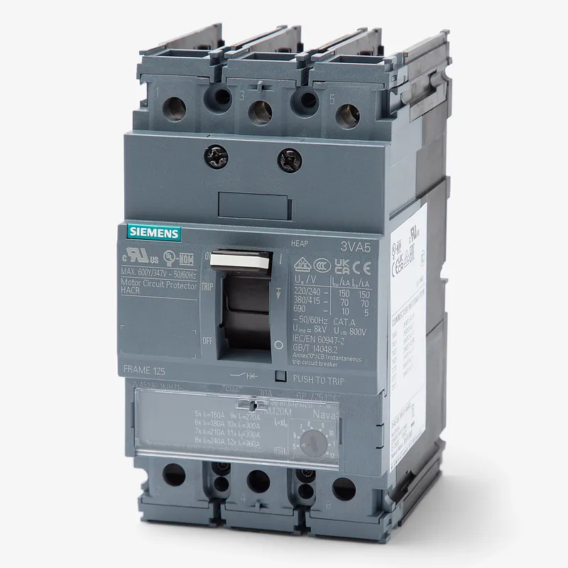 Siemens 3VA5103-1MH31-0AA0 - 3A 3 Pole Motor Circuit Protector Factory Price