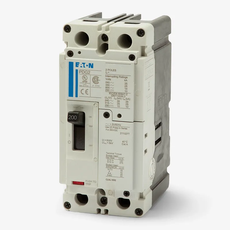 Eaton / Cutler-Hammer PDG22F0200TFFJ - 200A 2 Pole Molded Case Circuit Breaker While Supplies Last