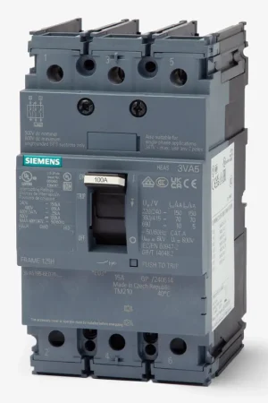Trending Siemens 3VA5110-4ED31-0AA0 - 100A 3 Pole Molded Case Circuit Breaker