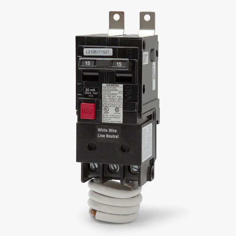 Siemens BE215H - 15A GFEP Molded Case Circuit Breaker Authentic