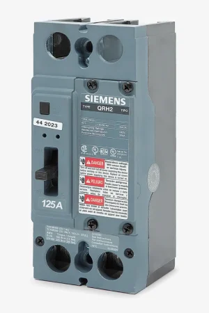 Siemens QRH22B125 - 125A 2 Pole Molded Case Circuit Breaker High Quality