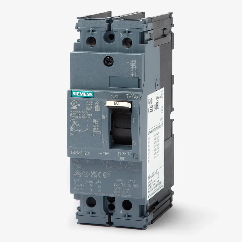 Hot Picks Siemens 3VA5195-5ED21-0AA0 - 15A 2 Pole Molded Case Circuit Breaker