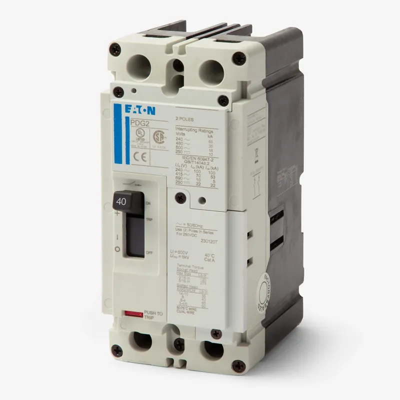 Eaton / Cutler-Hammer PDG22G0040TFFJ - 40A 2 Pole Molded Case Circuit Breaker Flash Sale
