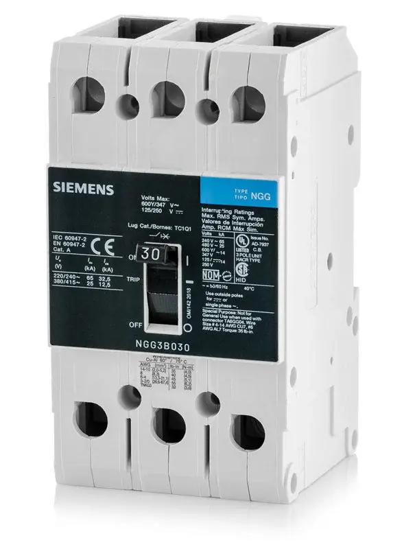 Fan Favorite Siemens NGG3B030 - 30A 3 Pole Molded Case Circuit Breaker