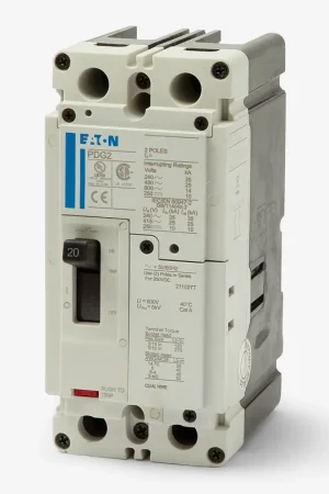 Best Seller Eaton / Cutler-Hammer PDG22F0020TFFJ - 20A 2 Pole Molded Case Circuit Breaker