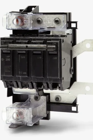 One Day Deal ABB / General Electric THQMV200E - 200A 2 Pole Molded Case Circuit Breaker