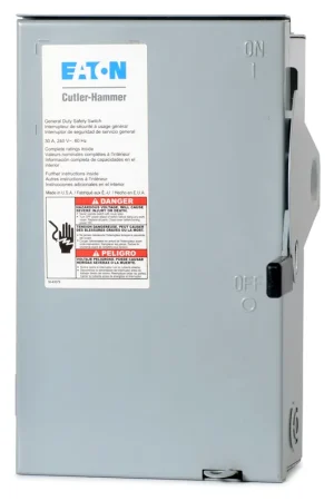 Free Returns Eaton DG321NRB Safety Switch