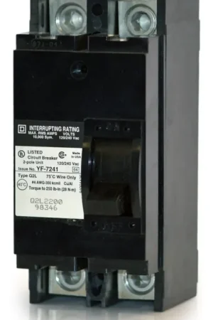 Best Seller Square D Q2L2200 - 200A 2 Pole Molded Case Circuit Breaker