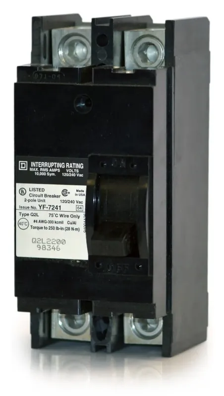 Best Seller Square D Q2L2200 - 200A 2 Pole Molded Case Circuit Breaker