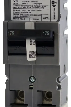 Zinsco QFP175-2 - 175A 2 Pole Molded Case Circuit Breaker Premium