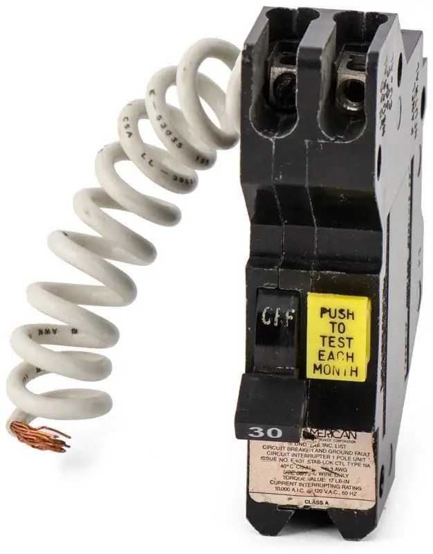 Federal Pacific NAGF30 - 30A GFCI Miniature Circuit Breaker Popular