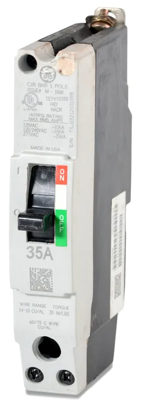 Special Offer ABB / General Electric TEYH1035B - 35A 1 Pole Miniature Circuit Breaker