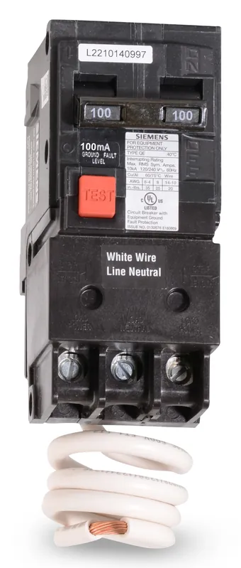 Exclusive Offer Siemens QE2100VH - 100A 2 Pole Molded Case Circuit Breaker