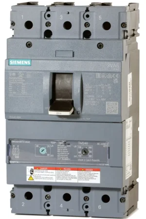 Crafted Siemens 3VA5322-6EF31-0AA0 - 225A 3 Pole Molded Case Circuit Breaker