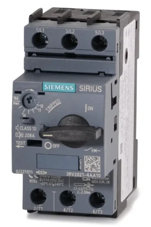 Today Only Siemens 3RV2021-4AA10 - 16A 3 Pole Motor Protection Circuit Breaker