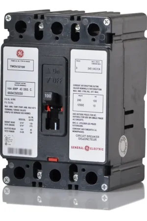 Low Price ABB / General Electric TMQV32100 - 100A 3 Pole Molded Case Circuit Breaker