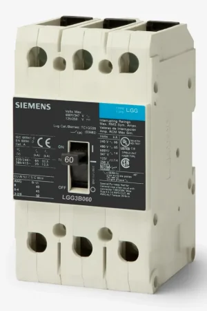 Crafted Siemens LGG3B060L - 60A 3 Pole Molded Case Circuit Breaker