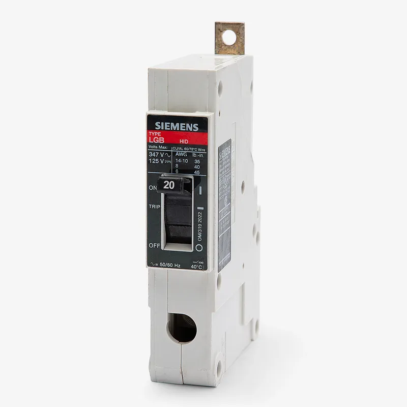 Same Day Shipping Siemens LGB1B020B - 20A 1 Pole Molded Case Circuit Breaker