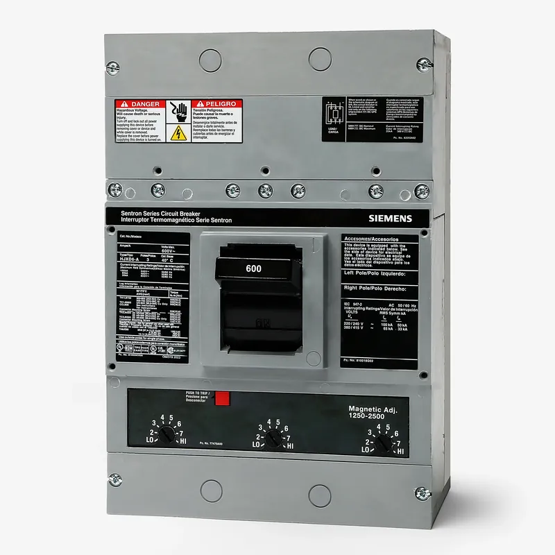 Siemens HLXD63B600H - 600A 3 Pole Molded Case Circuit Breaker Budget