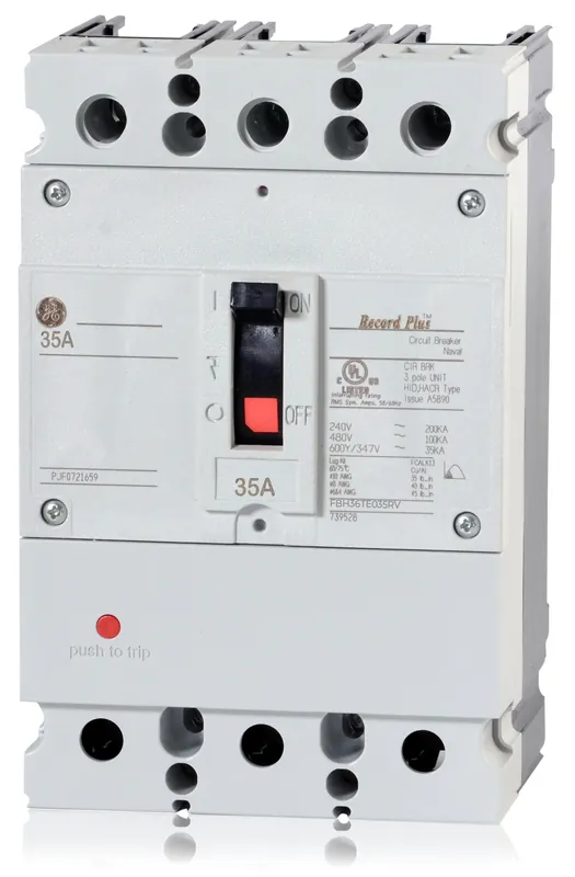 Next Day Delivery ABB / General Electric FBH36TE035RV - 35A 3 Pole Molded Case Circuit Breaker