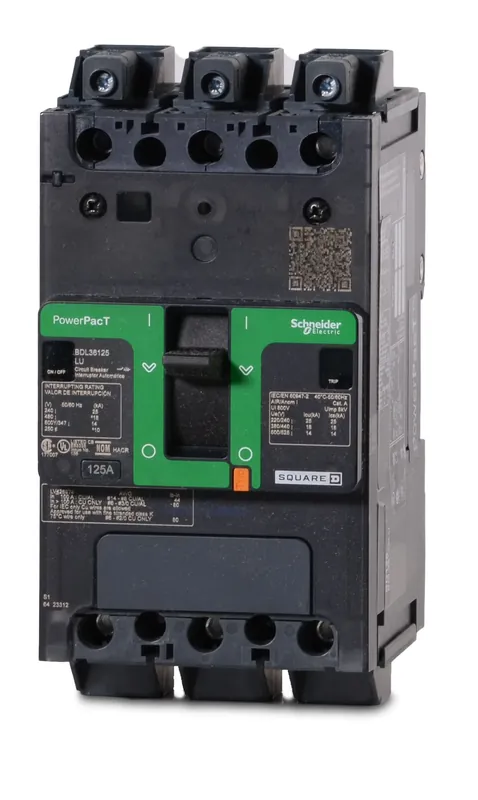 Affordable Square D BDL36125LU - 125A 3 Pole Molded Case Circuit Breaker