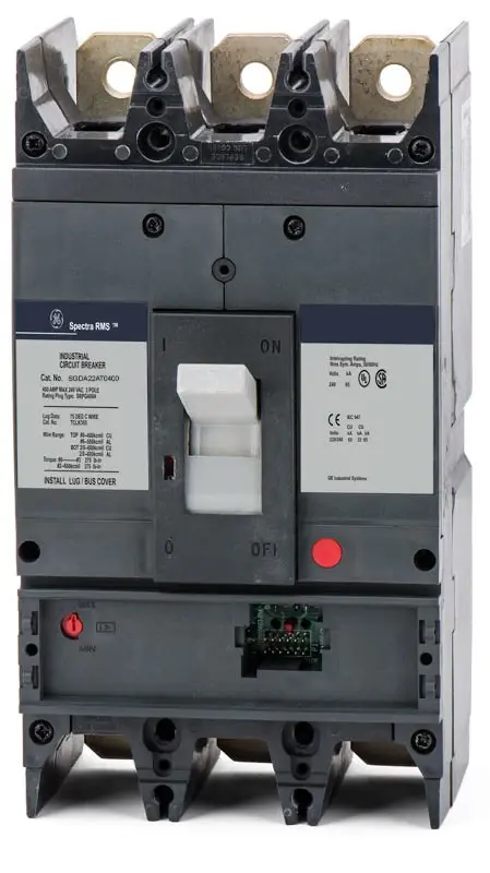 ABB / General Electric SGDA22AT0400 - 400A 2 Pole Molded Case Circuit Breaker Popular